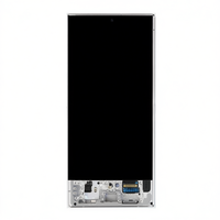 Layar Sentuh OLED Perak Asli 6.8" dengan Bingkai untuk Ponsel S23 Ultra 5G S918