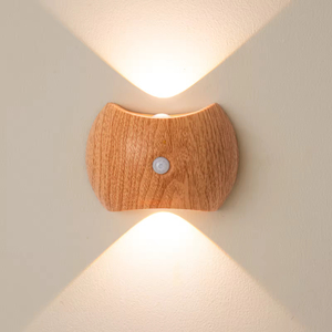 Lampe murale LED créative nordique sans fil à chargement magnétique USB, avec détecteur de mouvement, pour maison intelligente, chevet et escalier - Product Image 2
