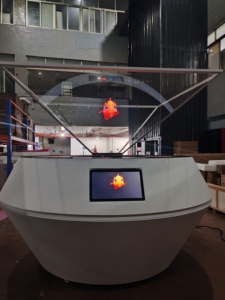 Écran LCD holographique 3D de 32 pouces, diamètre 2 mètres, résolution 4K, mur vidéo pour la publicité dans les métros et les ascenseurs - Product Image 6