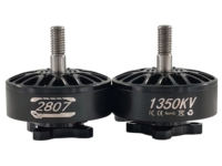Moteur sans balais à aimant permanent HAOHENG 2807 1100KV-1350KV 4-6S IP54 étanche, axe en alliage de titane, noyau de 33,3 mm pour drone