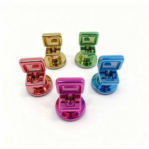 Changqin DL6758 Style commun partie métallique accessoire <span class=keywords><strong>de</strong></span> mode délicat Nickel <span class=keywords><strong>Euro</strong></span> Style sac à main et sac à main tourner serrure - Product Image 3