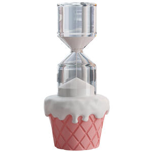 Minuteur <span class=keywords><strong>sablier</strong></span> <span class=keywords><strong>original</strong></span> peint à la main, 30 minutes, décorations en crème, ornements de bureau, cadeaux d'anniversaire pour petites amies - Product Image 1