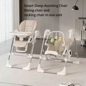 Inteligente Portátil Do Bebê Balanço Cadeira & Jantar Cadeira Alta Com Bandeja Dupla & Controle Remoto App para Alimentação Do Bebê & Enfermagem - Product Image 2
