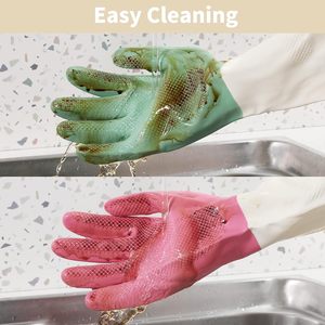 Prix <span class=keywords><strong>de</strong></span> gros ménage étanche vaisselle gants <span class=keywords><strong>de</strong></span> nettoyage des mains en caoutchouc pour cuisine salle <span class=keywords><strong>de</strong></span> bain <span class=keywords><strong>toilette</strong></span> - Product Image 4