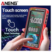 HEDAO AN-683 multimètre tactile haut de gamme aneng 6000 comptes testeur de tension ca/cc outil de courant intelligent