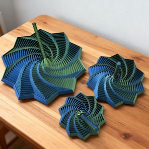 Tour de radis octogonale anti-stress, jouet sensoriel en spirale en forme d'étoile avec poignée, jouet anti-stress - Product Image 6
