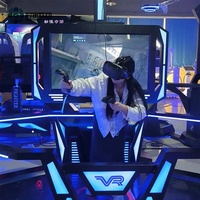 Machine de jeux d'arcade VR pour un joueur, jeux de groupe, 9D, chasse, tir, marche libre, simulateur de combat VR, tir au pistolet, arène VR