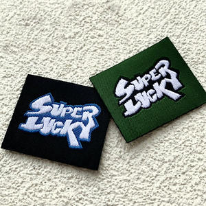 Etiqueta de cuidado tejida de algodón de alta densidad con estampado de logotipo colorido Technics bordados auxiliares para prendas de vestir-Hecho en China - Product Image 6