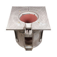 Four à induction électrique Topyro 500kg 1000kg pour la fusion de l'acier, machine de fusion de ferraille, vente directe usine