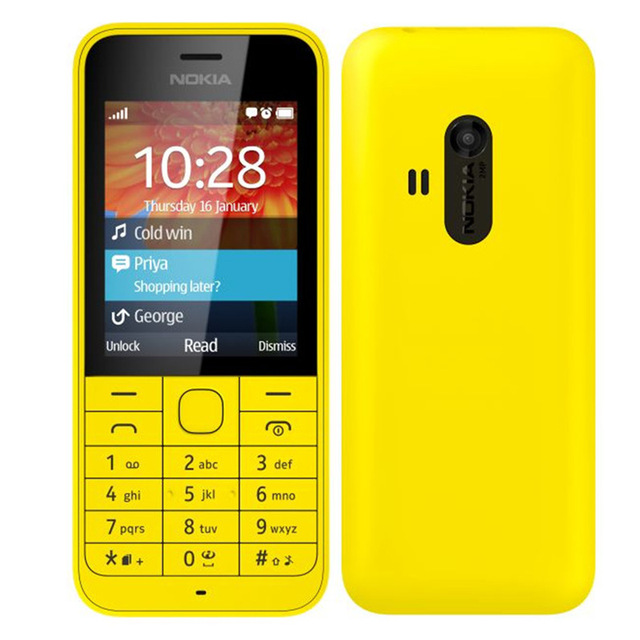 Hot Sale Unlocked Factory Supply Noki 220 2G GSM Qwerty Keyboard Dual SIM Card Cellular Mini Feature Phone Wholesale