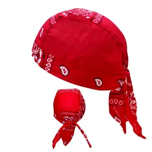 Multi-color Sweat Wicking Do rag Cooling Dew Rag Helmet Liner Hat Large Motorcycle Head Wrap Bandana Skull Caps for Men Women