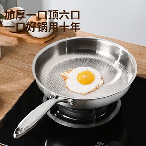 Stainless Steel Frying Pan 304 With Lid Nonstick For Gas And Induction Cooker - Product Image 4