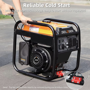 4KW <b>Generator</b> for Home Backup Deliver 3.2KW Quiet 72DB Power 223cc Engine Ready 30A Outlet Reliable Emergency HSAMZ-Portable <b>Gas</b> - Product Image 3