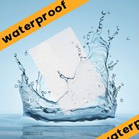 Carte PVC blanche avec revêtement jet d'encre, consommables d'impression de cartes de certificat, permis de travail, étiquette plastique vierge imperméable, étiquette suspendue, étiquette de câble
