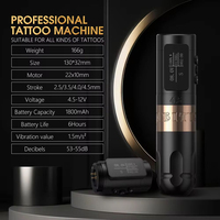 Ambition Vibe 1800mAh 2.5mm/3.5mm/4.0mm/4.5mm slaglengte borstelloze motor professionele draadloze tatoeagepenmachine voor body art