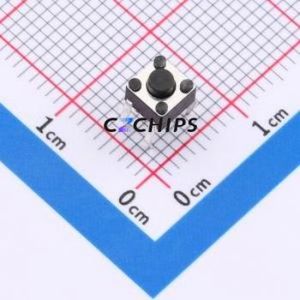 ZX-QC4545-3.8CJ Tactile Switch Through hole-4P,4.5x4.5mm Switch Single Pole Single Throw Round Button 2.6N Through Hole - Product Image 1