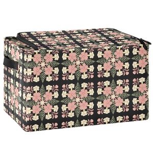 Bacs de rangement en polyester à imprimé floral personnalisé, style hawaïen Ulu Quilt, pour vêtements et jouets à domicile - Product Image 3