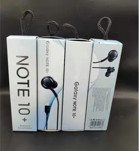 For Samsung Note 10 earphones type C earbuds in ear earphone microphone volume For S10 S20 note 8 9 10 plus A70 A50 Earphone