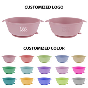 Bol en silicone pour bébé, diamètre 142mm, vaisselle d'apprentissage pour enfants de 0 à 12 mois - Product Image 4