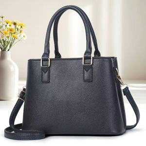 <b>White</b> PU Leather Tote <b>Bag</b> with Removable Strap Classic Flap Closure Women's Handbag for Daily Use - Product Image 5