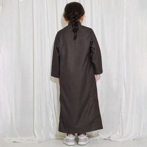 ثوب إسلامي مريح وناعم للبيع من المصنع دبي جبة عربية ثوب مغربي سعودي للأطفال - Product Image 6