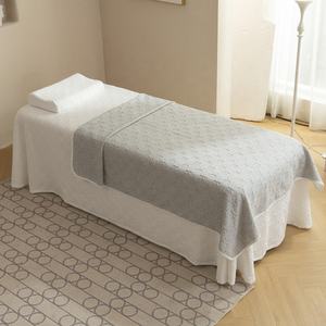 4 pièces de draps de table de massage professionnels, draps de table de soin corporel SPA, ensembles de draps de table de beauté haut de gamme, housse de lit de salon de beauté, ensemble de quatre pièces - Product Image 2