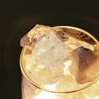 Lampe de nuit en verre de luxe C&H avec pierres de cristal, diffuseur d'huiles essentielles à bâtonnets parfumés personnalisés, design classique antique, vente en gros