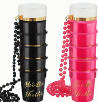 Collier de verres à shot perlés Pafu Team Bride et Bride to Be, parfait pour les mariées