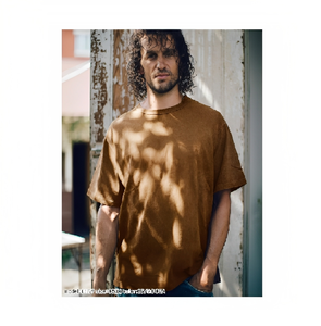 แฟชั่นผ้าฝ้ายธรรมดาเด็กเด็กชายขายส่งผู้ชายการออกแบบล่าสุดโลโก้เสื้อยืดขนาดใหญ่ - Product Image 2