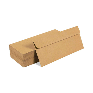 Patinage Ours Personnalisé No 10 Enveloppes Kraft OEM Service D'impression - Product Image 2