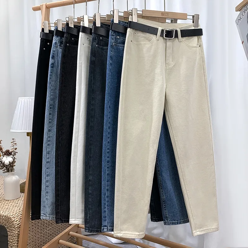 Qiaochun costura fina forte e firme, materiais de cidades desenvolvidas jeans usadas