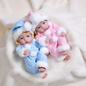 工厂制造商现实生活中的女孩婴儿娃娃12英寸逼真的硅胶乙烯基重生婴儿娃娃玩具