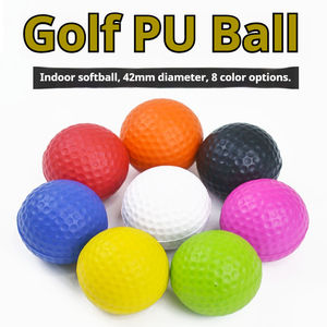 Balle de golf personnalisée de 42 mm en PU souple de qualité supérieure pour entraînement en intérieur, durable, avec logo imprimé par UV - Product Image 5