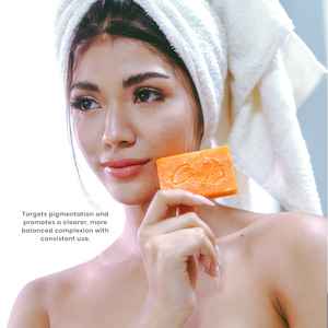 สบู่ผิวขาวคุณภาพส่งออก ผสมกรดโคจิกและสารสกัดมะละกอ 70 กรัม - Product Image 1