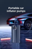 Compresseur d'air de voiture portable de pompe automatique de voiture filaire 12V de haute qualité avec allume-cigare pour le gonflage des pneus