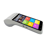ZCS Z91 Android 11, Dispositivo POS Móvil Android con Cuatro Tarjetas SIM, Dispositivo Portátil Android para Gestión de Tickets de Estacionamiento