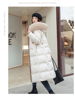 Liu Ming nouvelle mode automne hiver coréen tendances femmes épais chaud à capuche veste longue Parker manteau