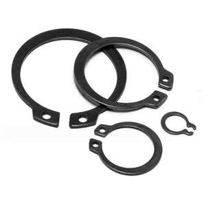 Anneaux de retenue <span class=keywords><strong>Demart</strong></span> en acier à ressort noir DIN471 de haute qualité pour arbres DIN471-1-A-20 * 1.2 - Product Image 3