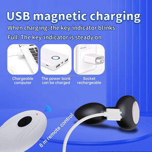 Plug Anale Circolare con Massaggiatore Vibrante, Controllo Remoto Wireless, 10 Frequenze di Vibrazione, Giocattolo Sessuale Anale e Vaginale in Silicone Platino - Product Image 5