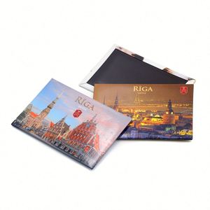 Premium Tin Magnets Riga Latviatravel Souvenir Gift Personalized Refrigerator Magnet - Product Image 4