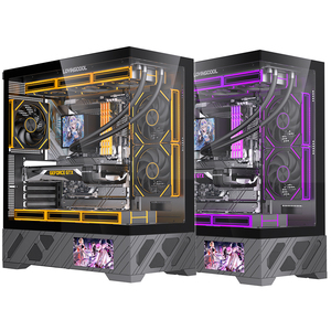 Gabinete para <span class=keywords><strong>PC</strong></span> Gamer LOVINGCOOL con Pantalla LCD, <span class=keywords><strong>Torre</strong></span> Completa ATX, Micro Gabinete de Escritorio, Cristal Templado - Product Image 2