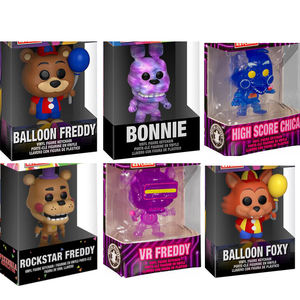 Figura de Acción de Foxy Freddy, <span class=keywords><strong>Chica</strong></span> Rockstar y Bonnie de Balloon, Juguetes de PVC para Niños, Llavero - Product Image 1