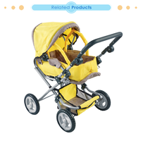 Dollri — poussette magique avec poignée ajustable, jouet combo, poussette de bébé avec berceau amovible et sacoche de siège ajustable, nouveau Design 2022