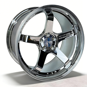 Auroad # Llantas de Aleación 3231 de 15, 16, 17 y <span class=keywords><strong>18</strong></span> Pulgadas, <span class=keywords><strong>5</strong></span> Radios, Estilo JDM, Borde Profundo, 4x100, 5x100, 5x114.3, Precio Económico - Product Image 2