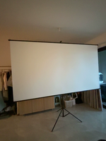 Écran de projection portable mural SHENGMU BG-01 84 pouces 16:9, grand angle de vision, tissu photon blanc mat, compatible animaux domestiques, 4K