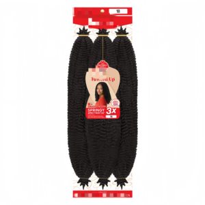 Extensions de cheveux synthétiques à tresser, trame simple, cheveux Afro Twist, tresses africaines, extensions de cheveux pré-étirées Afro Kinky Curly - Product Image 3