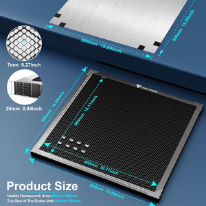 Piezas de Repuesto para Equipos Láser, Mesa de Trabajo Tipo Panal para Máquina de Corte CO2/Grabador Láser TT-5.5S 320x220/300x300/400x400/430x400mm - Product Image 6