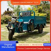 Shandong chinois super puissance trois roues eec cargo tricycle électrique ferme cabine cargobike