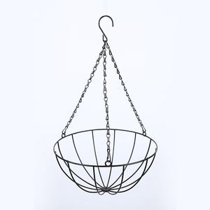 Maceta Colgante <span class=keywords><strong>de</strong></span> <span class=keywords><strong>Hierro</strong></span> Forjado para Exteriores, Decoración <span class=keywords><strong>de</strong></span> Pared para Balcón, Maceta <span class=keywords><strong>de</strong></span> Metal para Jardín o Patio con Forma <span class=keywords><strong>de</strong></span> Hemisferio - Product Image 3