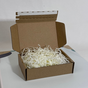 Scatole Biodegradabili per Cosmetici in Carta Kraft a Forma di Aeroplano con Lamina Dorata e Rivestimento UV per Confezioni Regalo di Sieri per la Cura della Pelle - Product Image 3